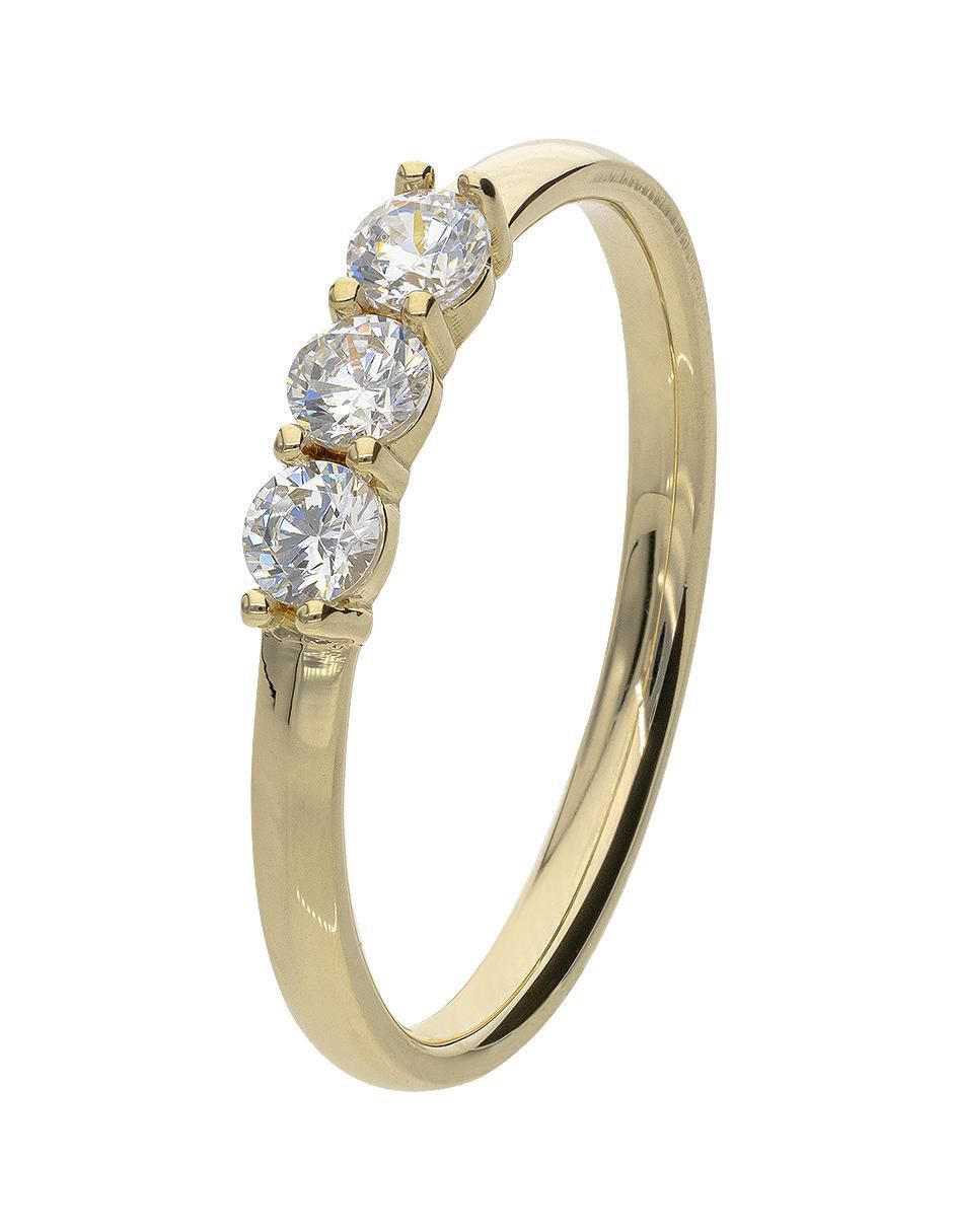 Churumbela "de" oro 10 k fonelli eternidad 2025 zirconia