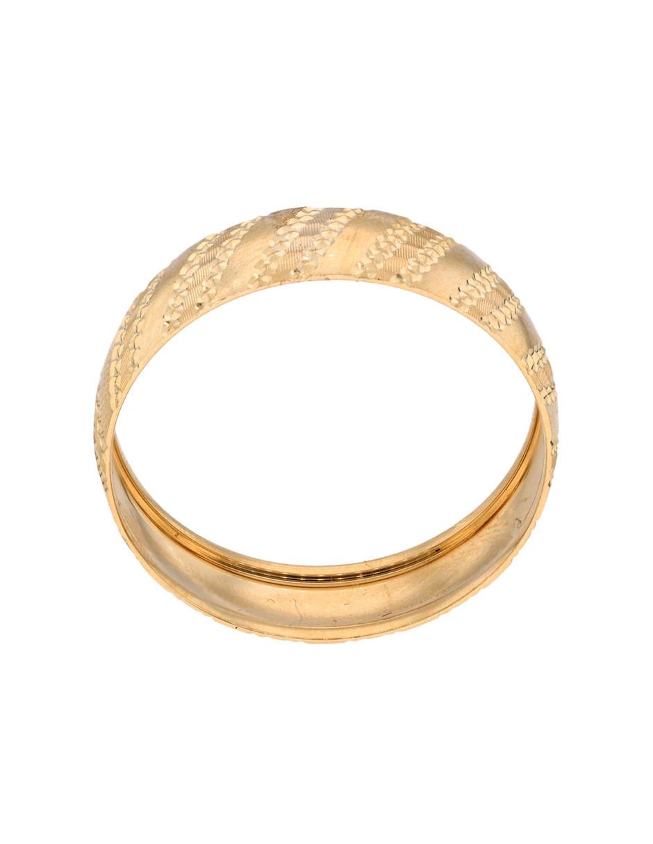 Argolla de oro amarillo 14 k 2