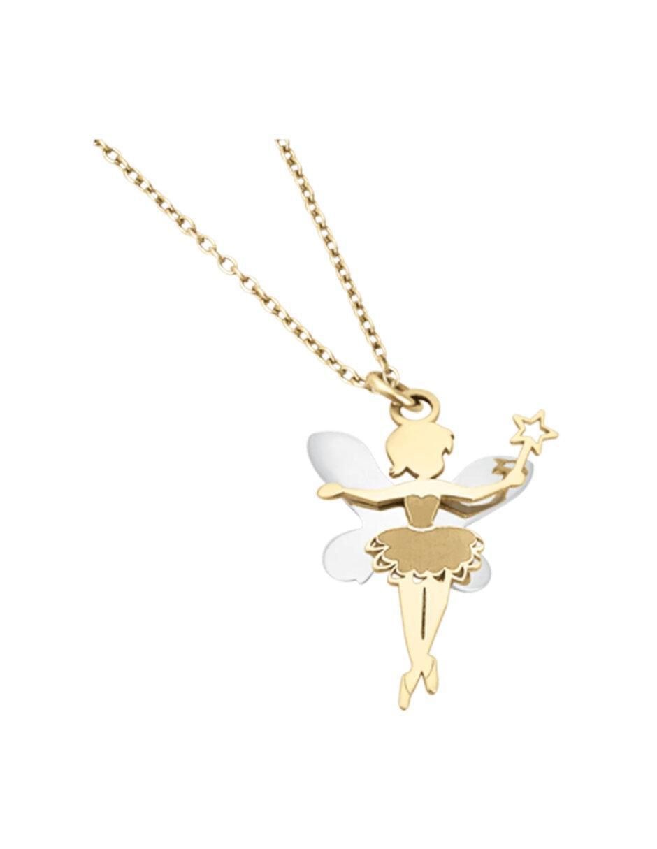 Colgante Y Dije de hada varita magica de oro 14 K