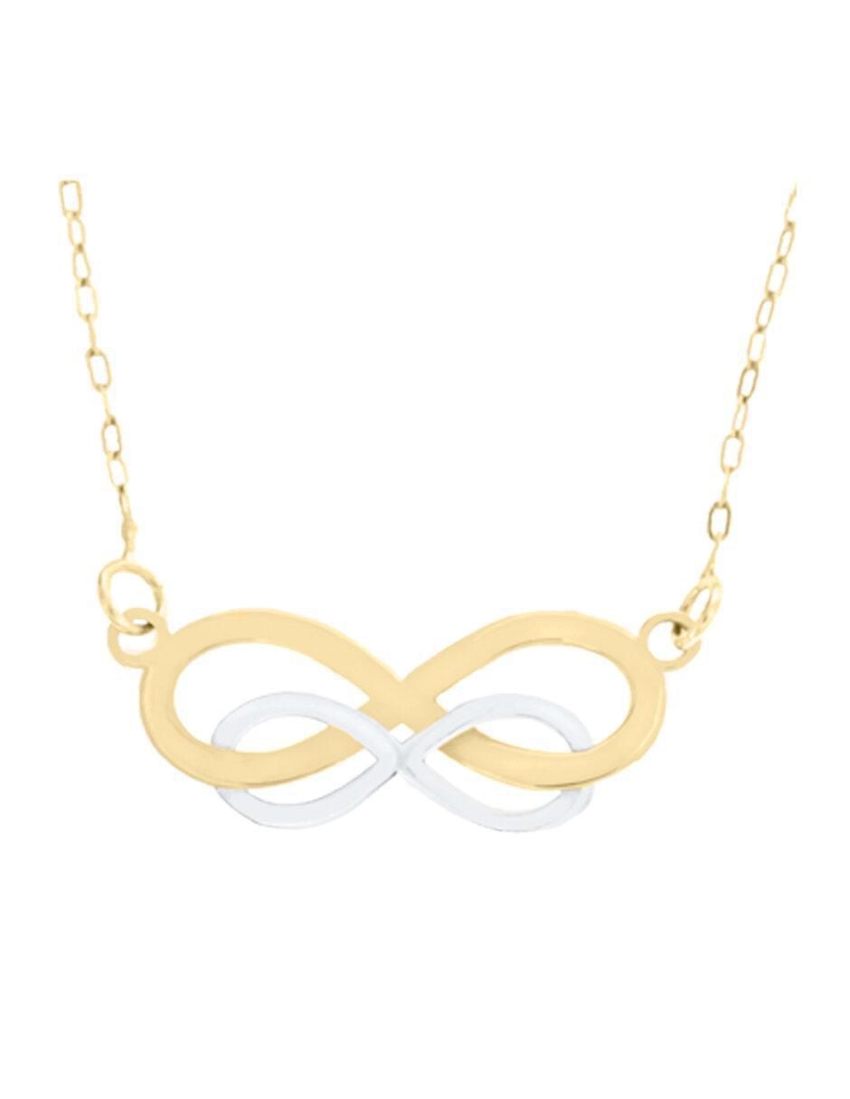 Colgante Y Dije de infinito de oro 14 K