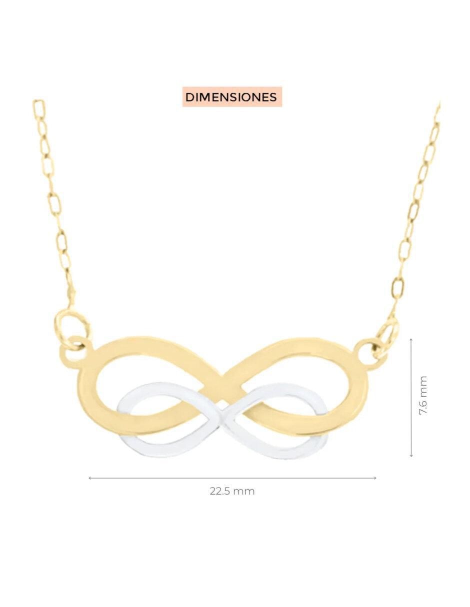 Colgante Y Dije de infinito de oro 14 K 2