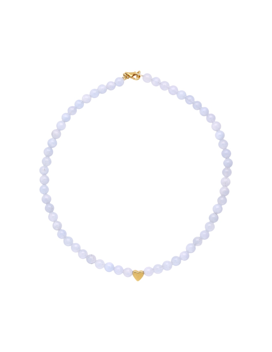 Collar de corazón Fashion de plata P 925 2
