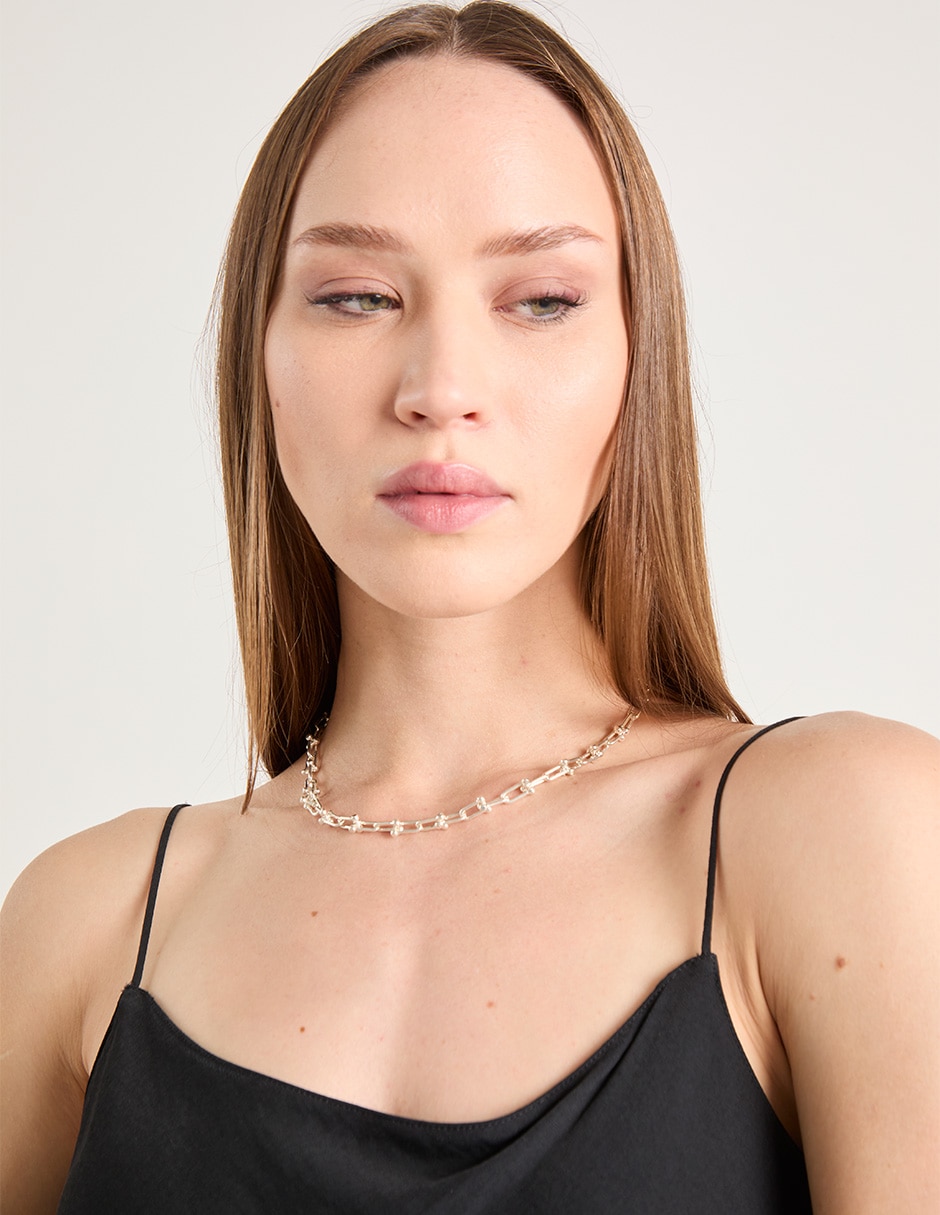 Collar de eslabones de plata P 925 4