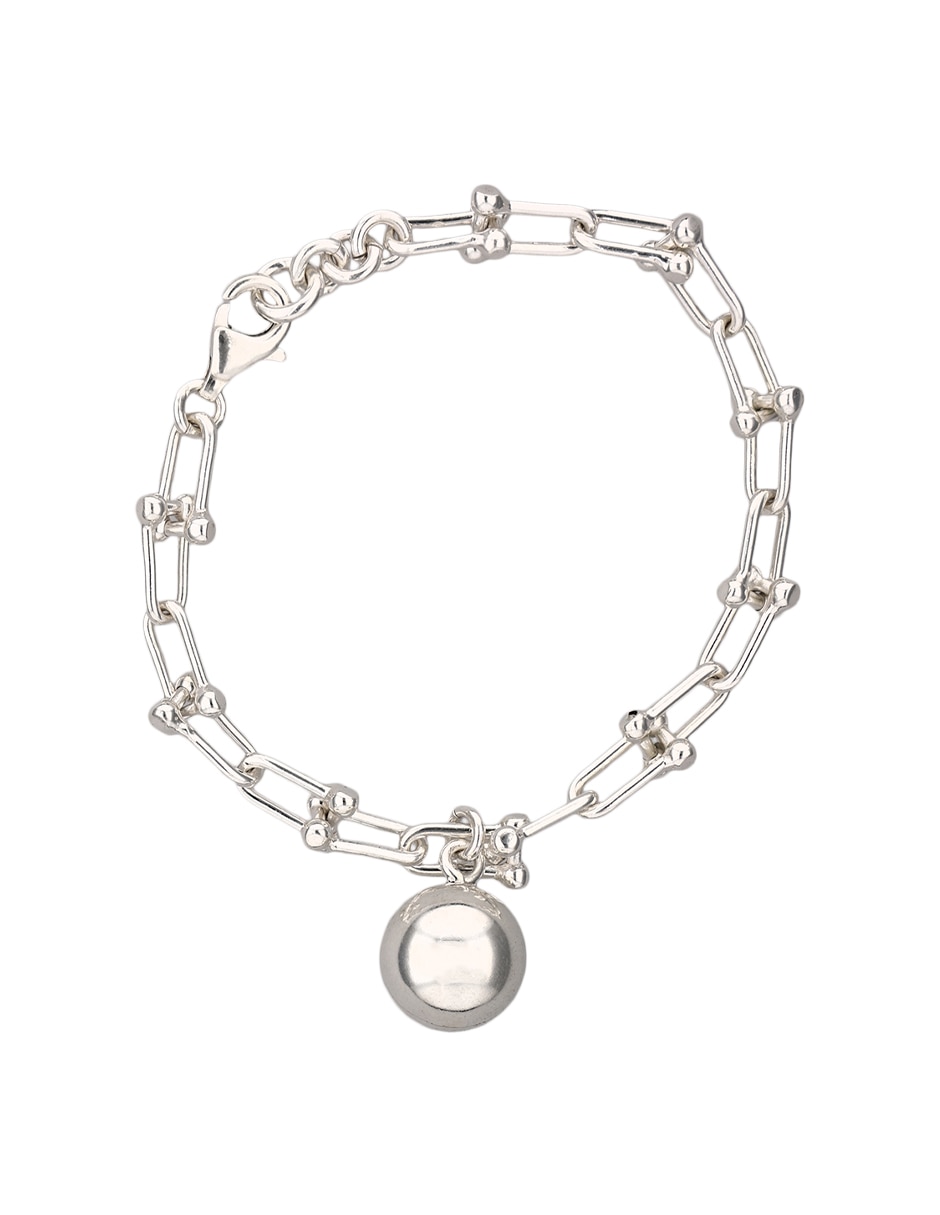 Pulsera de plata p 925 con acabado brillante