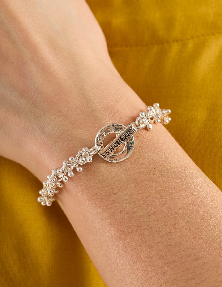 Pulsera de plata p 925 Fashion con acabado brillante 6