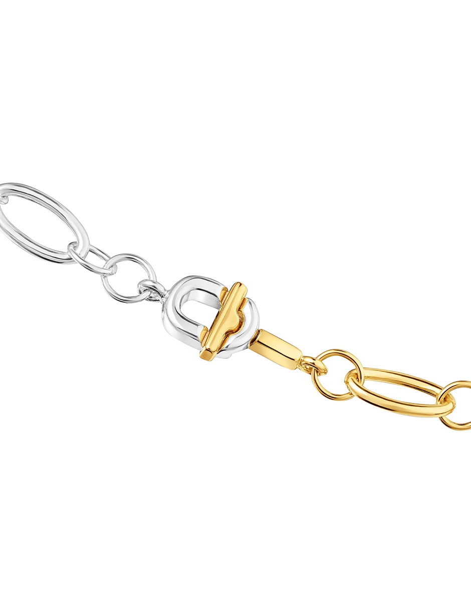 Collar de eslabones Manifesto de plata P 925 2