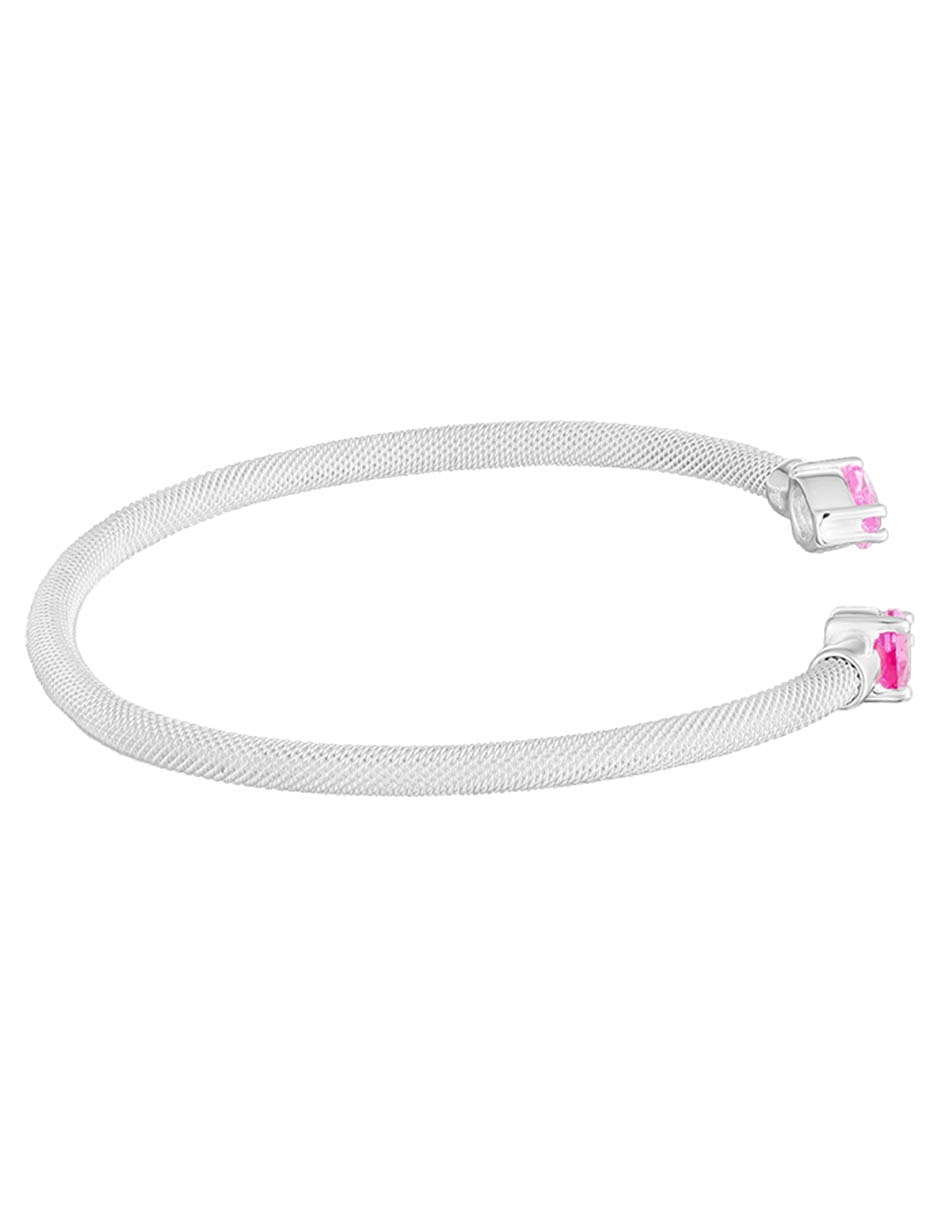 Pulsera de plata P 925 Mesh LGG con acabado brillante 2