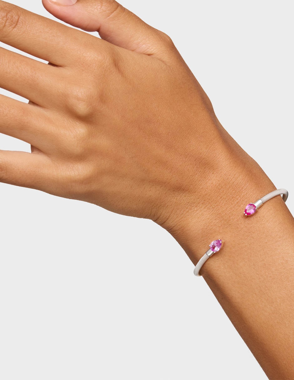 Pulsera de plata P 925 Mesh LGG con acabado brillante 6