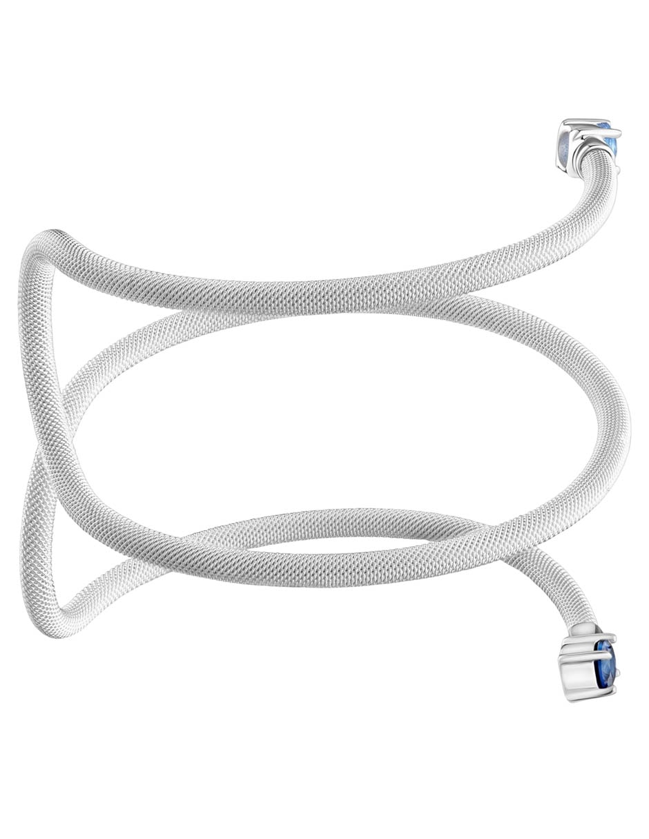 Pulsera de plata P 925 Mesh LGG con acabado brillante 2