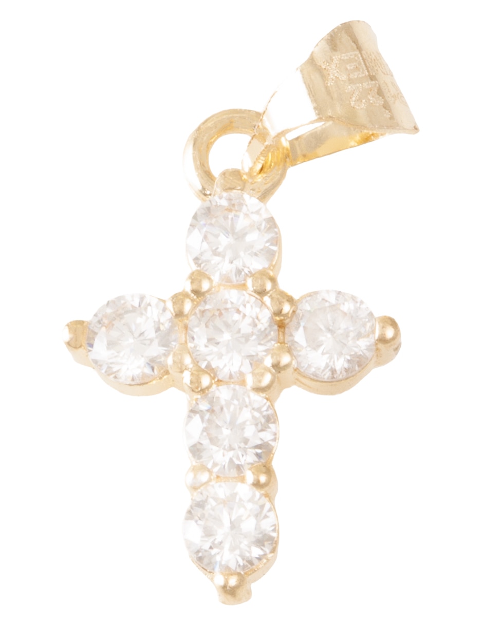 Dije de oro 14 K zirconia