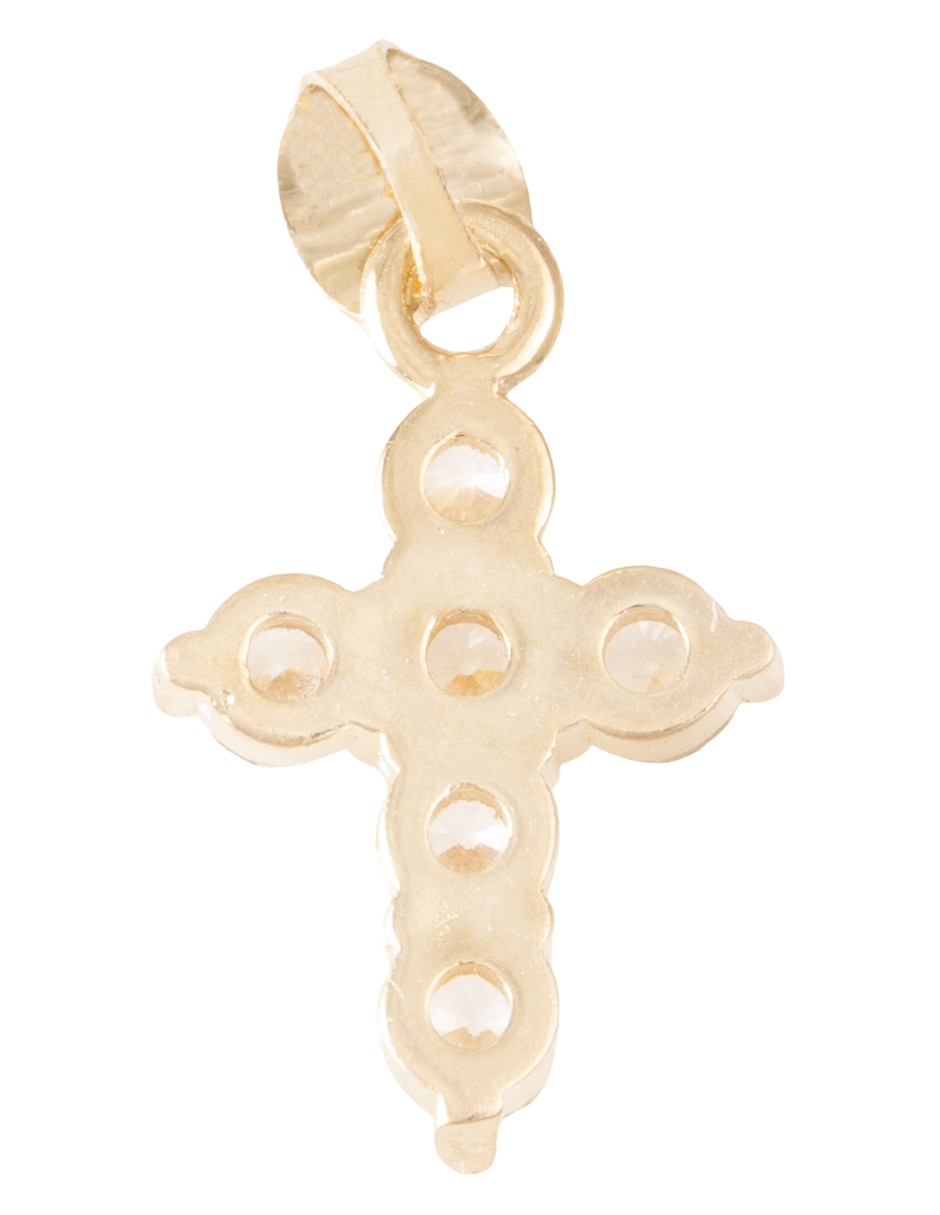 Dije de oro 14 K zirconia 2