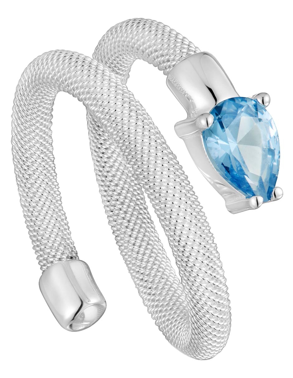 Anillo Mesh LGG P 925 de plata espinela brillante 2
