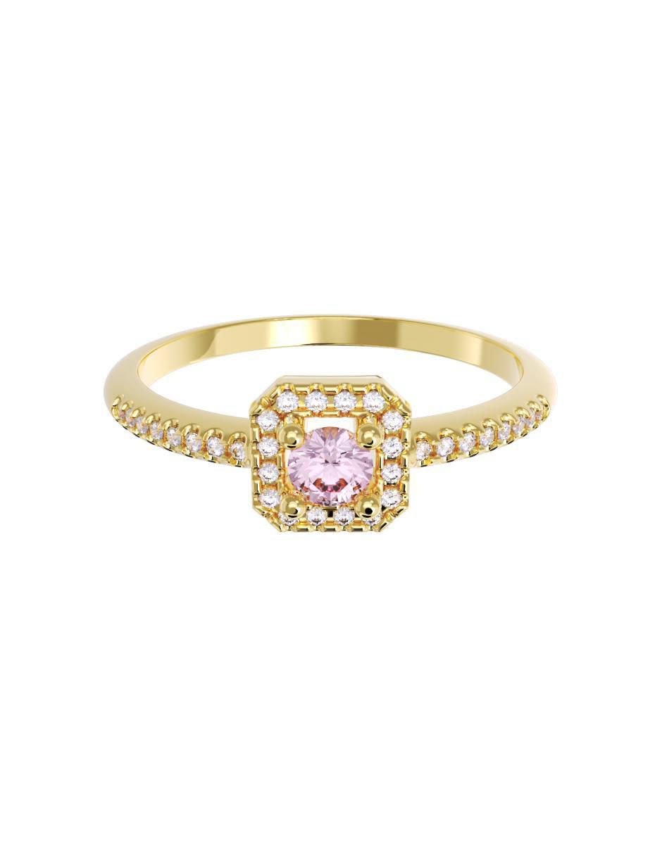 Anillo de compromiso de oro 14 k