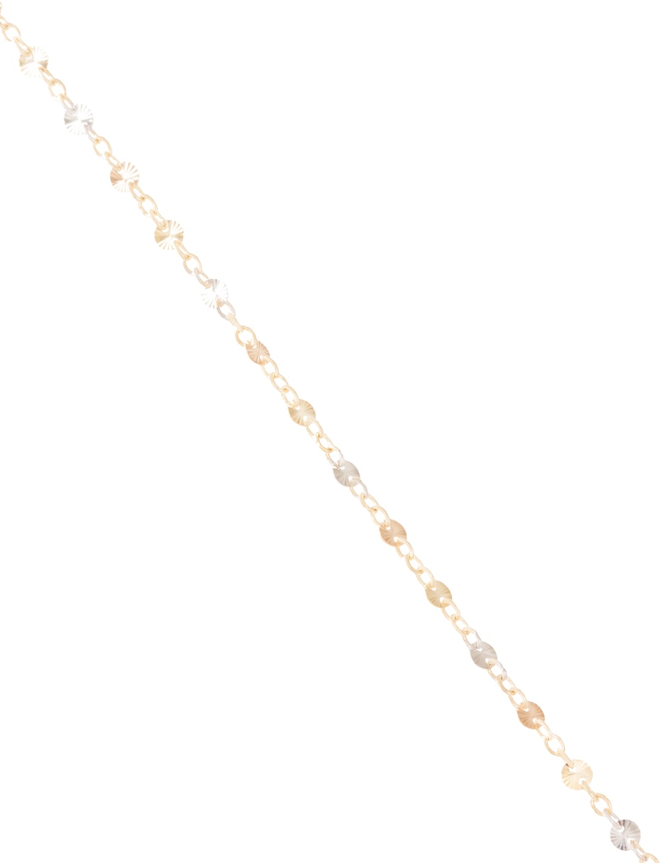 Pulsera de oro 14 k con acabado pulido 2