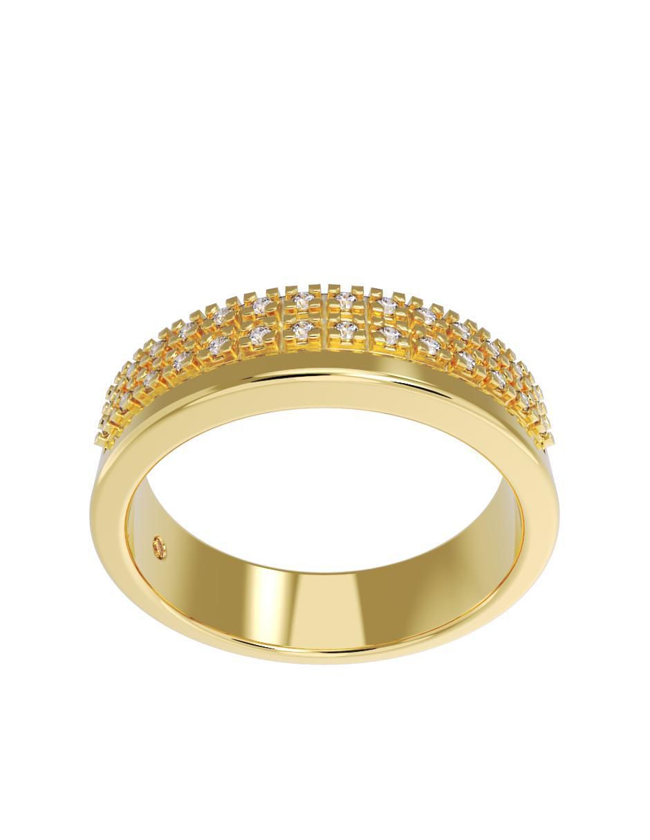Anillo de compromiso "de" oro 10 k fonelli sin familia zirconia