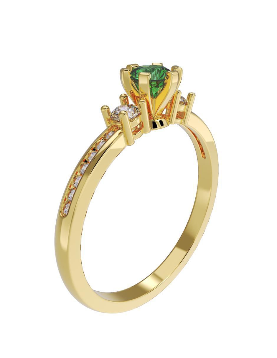 Anillo de compromiso "de" oro 10 k fonelli no aplica zirconia