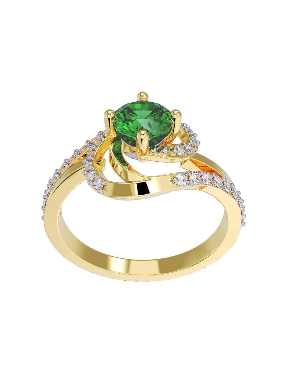 Anillo de compromiso "de" oro 10 k fonelli no aplica zirconia