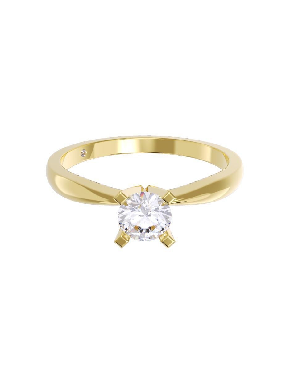 Anillo de compromiso de oro 10 k