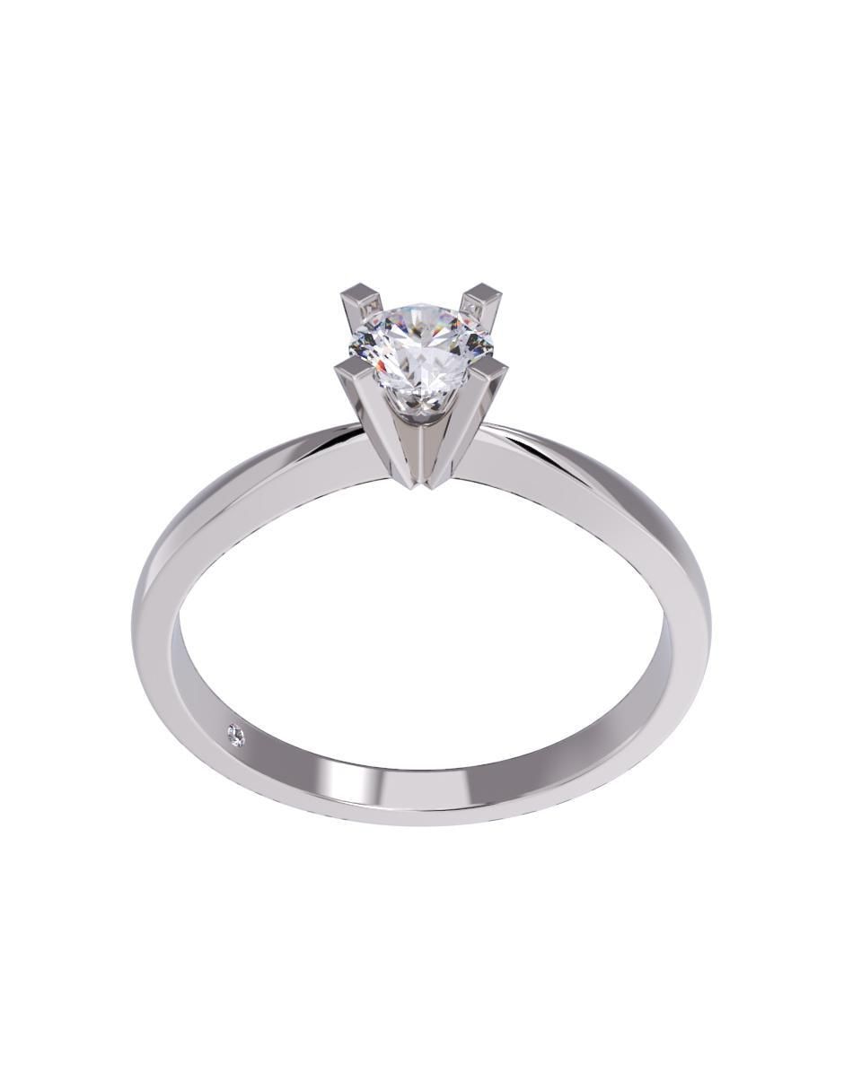 Anillo de compromiso de oro 10 k 2