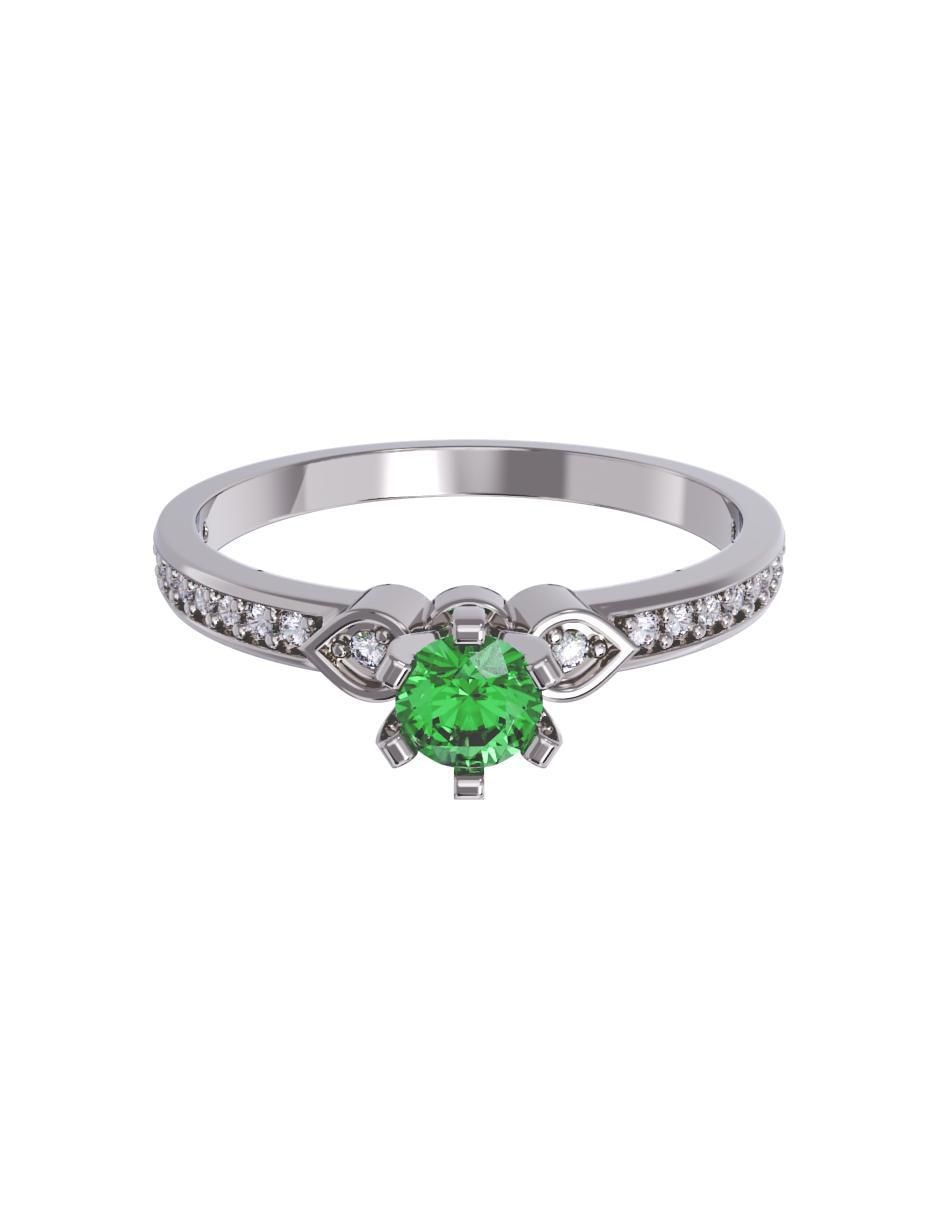 Anillo de compromiso de oro 10 k