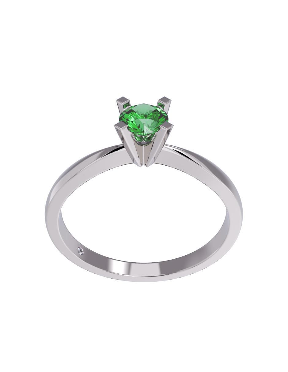 Anillo de compromiso de oro 10 k 2