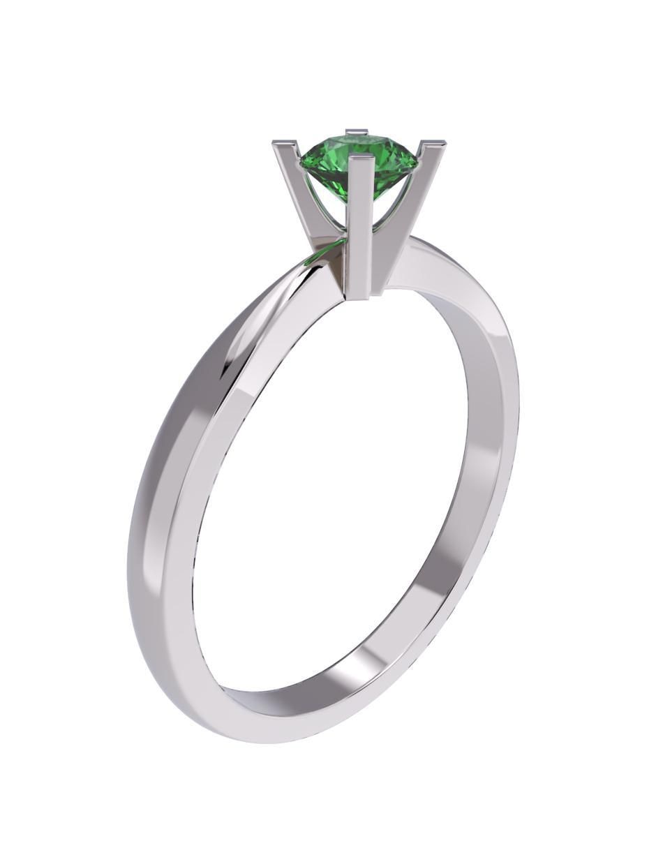 Anillo de compromiso de oro 10 k 3
