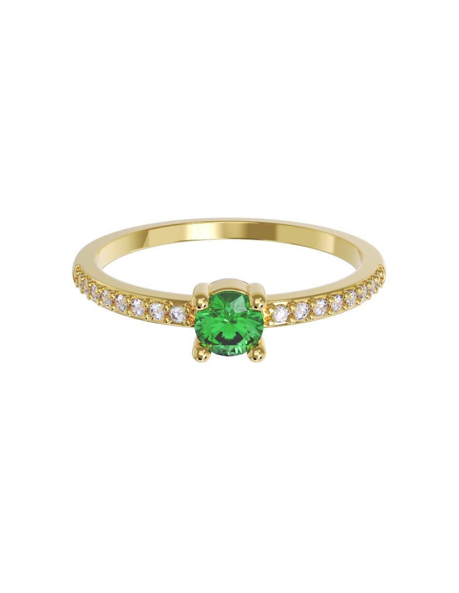 Anillo de compromiso de oro 10 k
