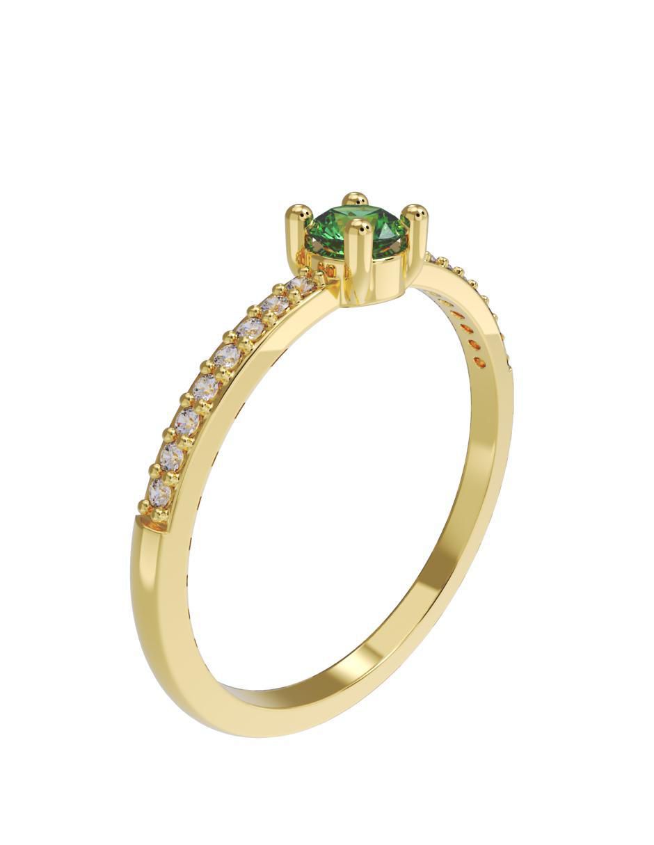 Anillo de compromiso "de" oro 10 k fonelli no aplica zirconia