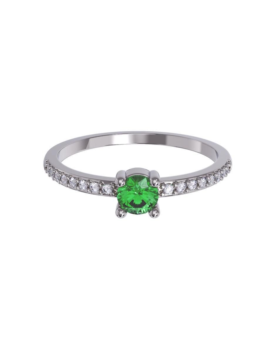 Anillo de compromiso de oro 10 k