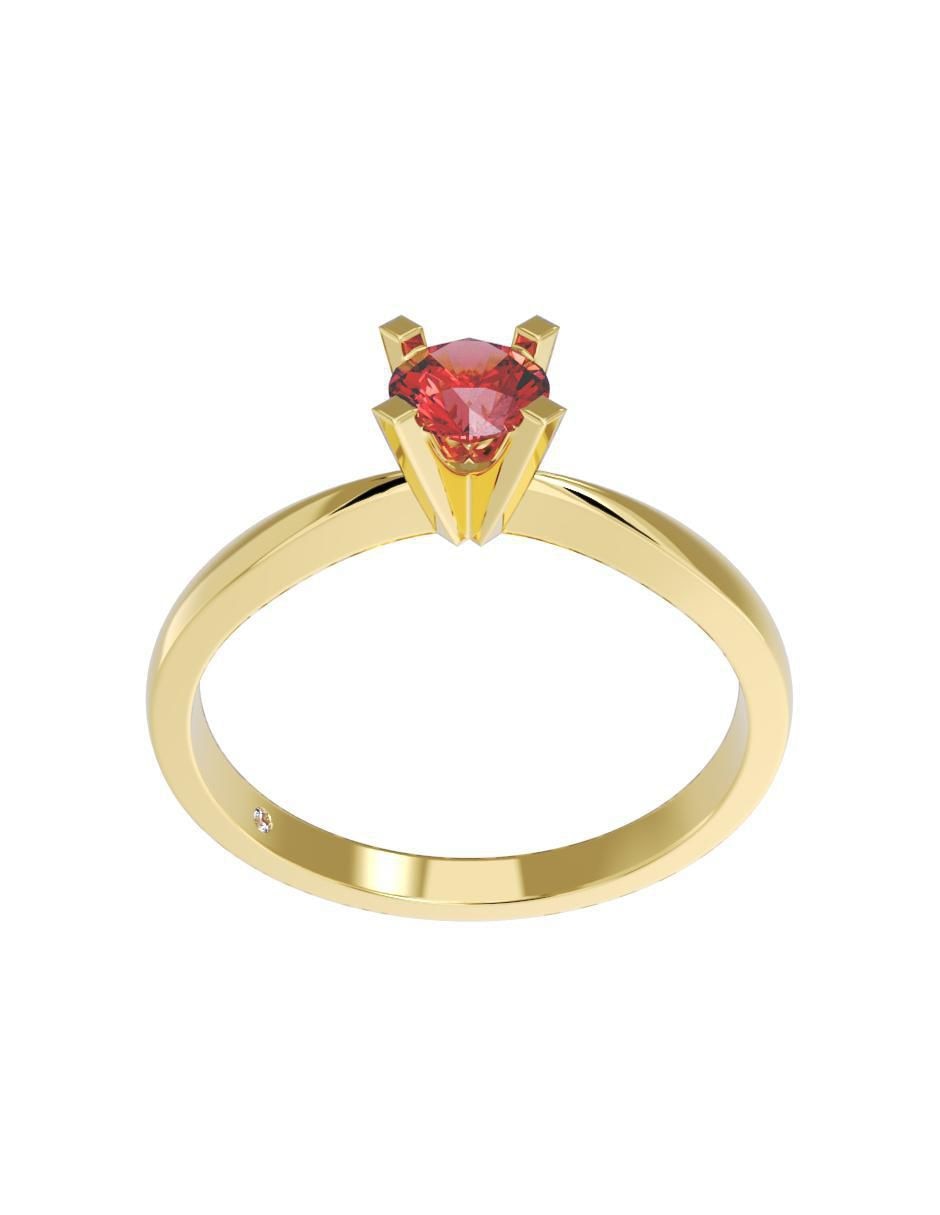 Anillo de compromiso "de" oro 10 k fonelli no aplica zirconia