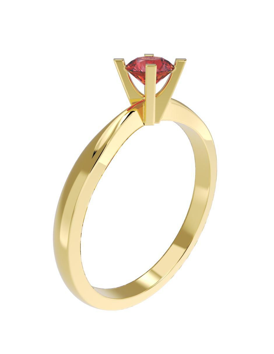 Anillo de compromiso "de" oro 10 k fonelli no aplica zirconia