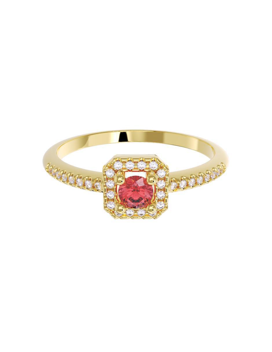 Anillo de compromiso de oro 10 k