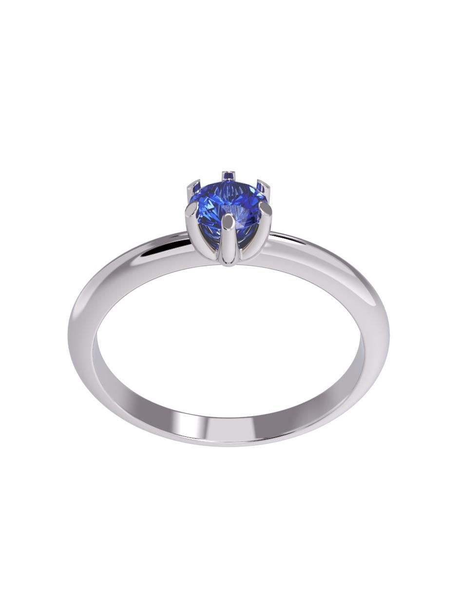 Anillo de compromiso de oro 10 k 2