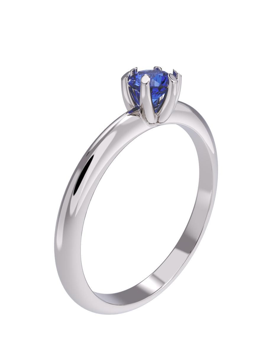 Anillo de compromiso de oro 10 k 3