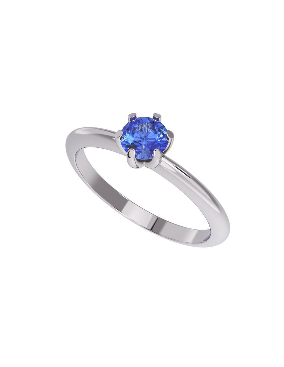 Anillo de compromiso de oro 10 k 4