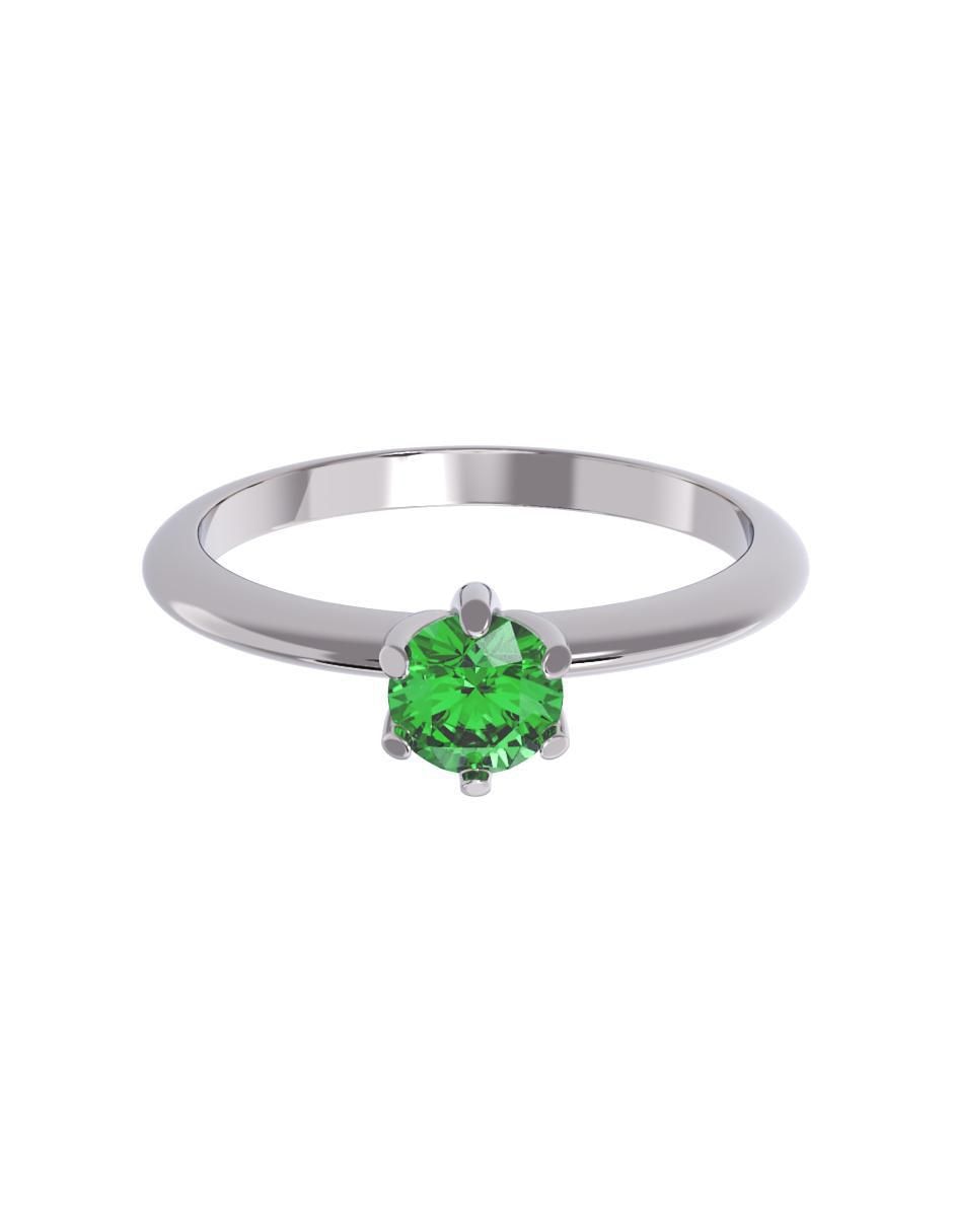 Anillo de compromiso de oro 10 k