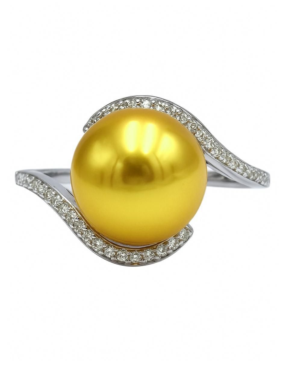 Anillo brillo de plata P 925 perla brillante Anillo brillo de plata P 925 perla brillante