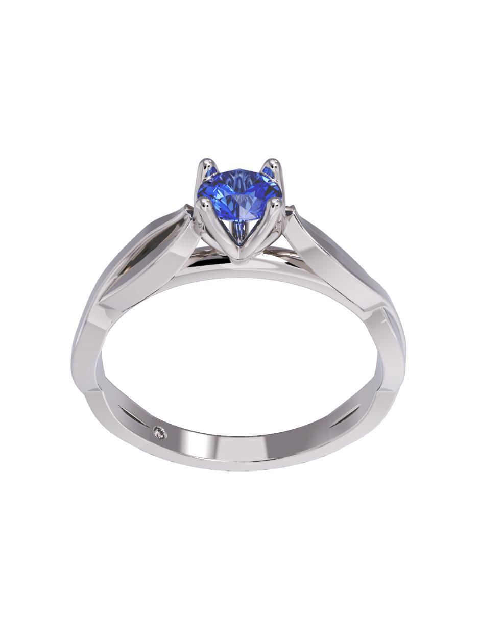 Anillo de compromiso de oro 10 k 2