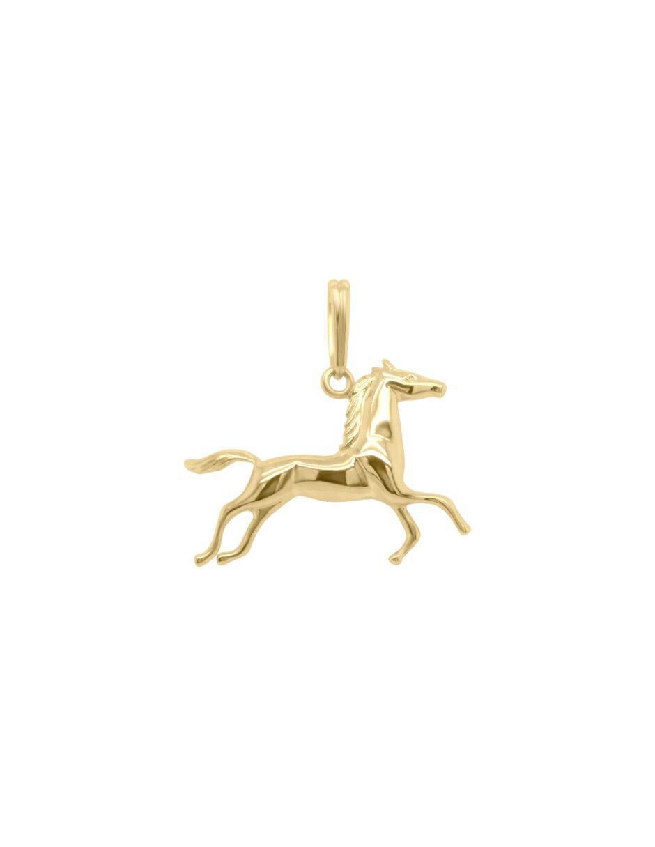 Dije de caballo de oro 14 k