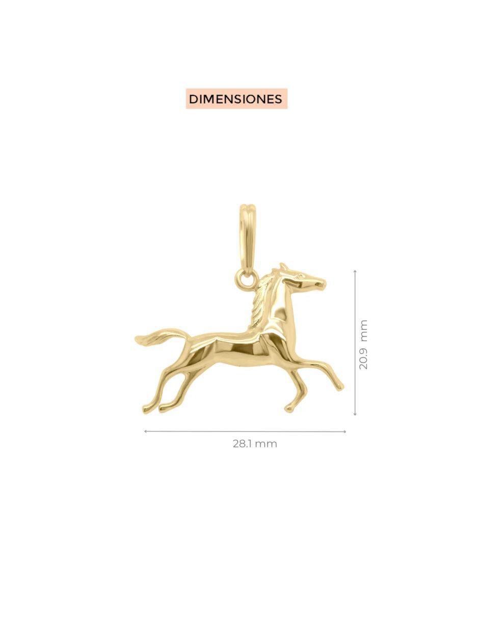 Dije de caballo de oro 14 k 5