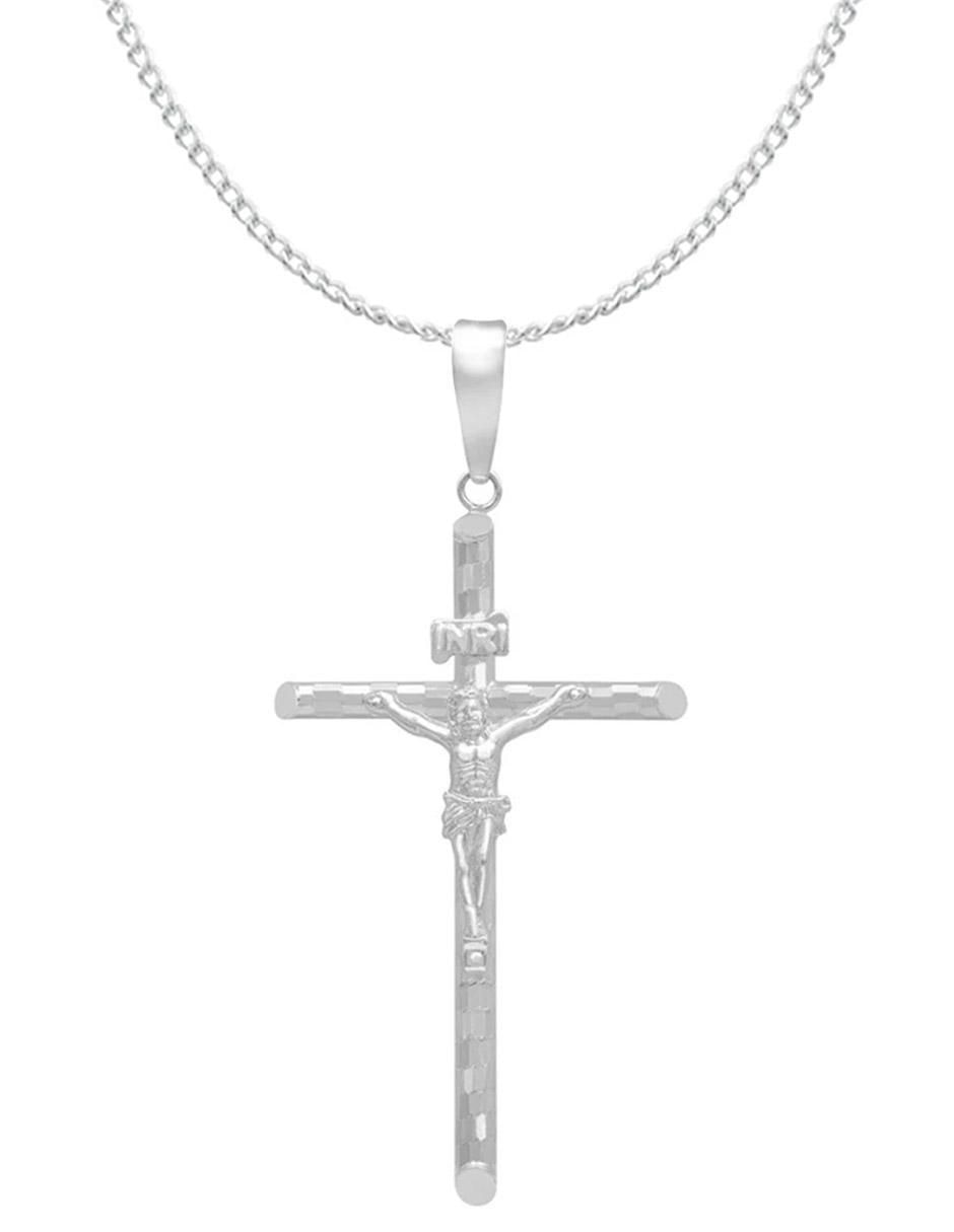 Collar de cruz de plata P 925 2