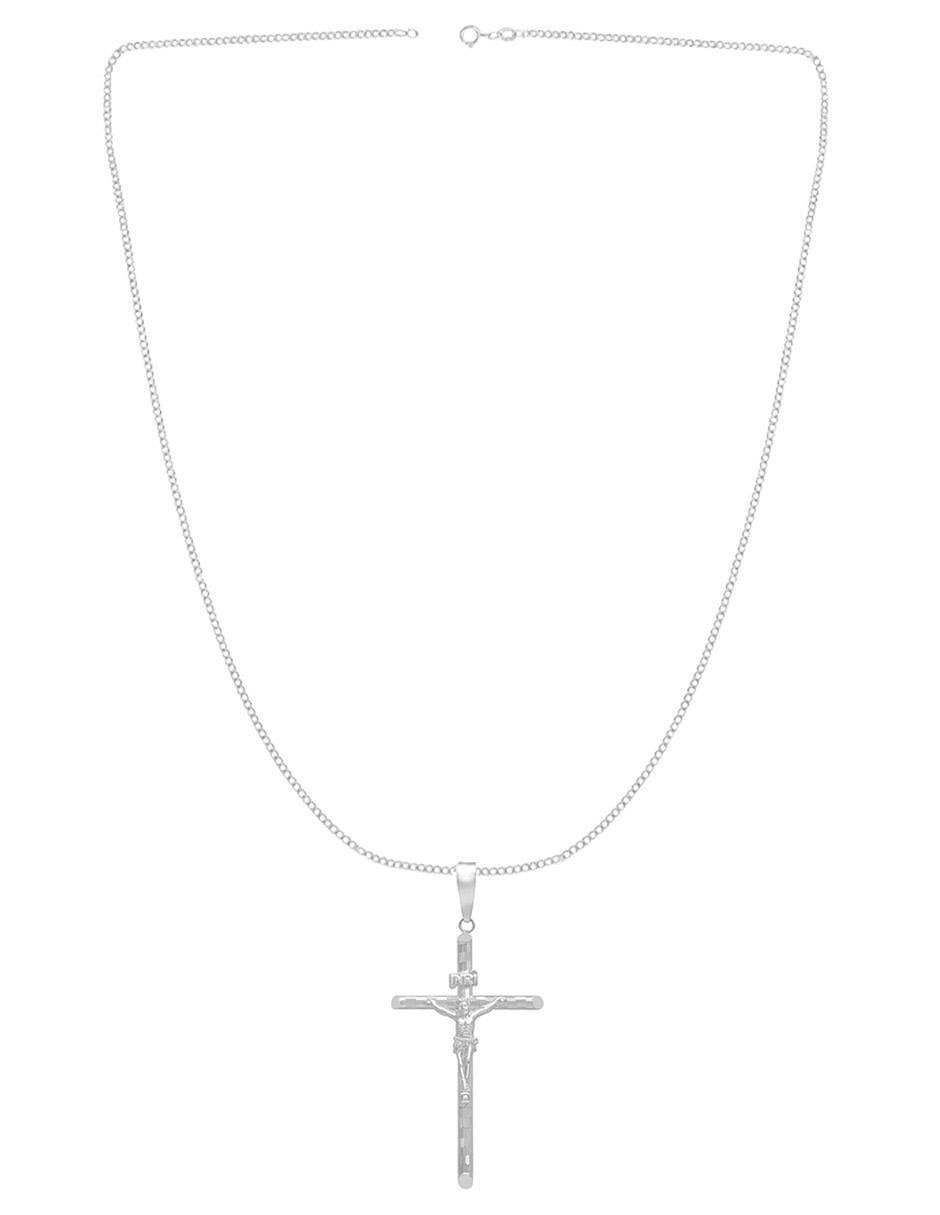 Collar de cruz de plata P 925 4