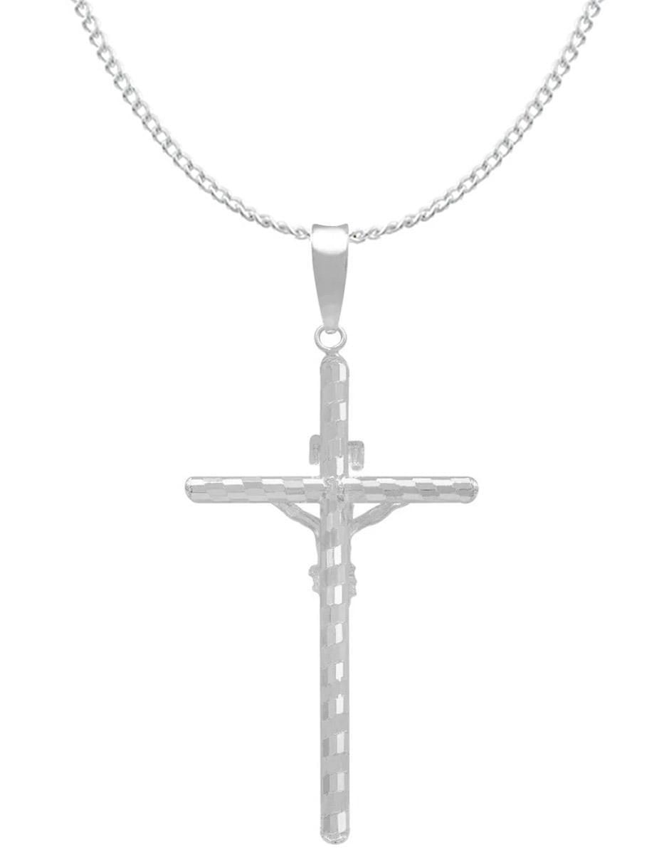 Collar de cruz de plata P 925 5
