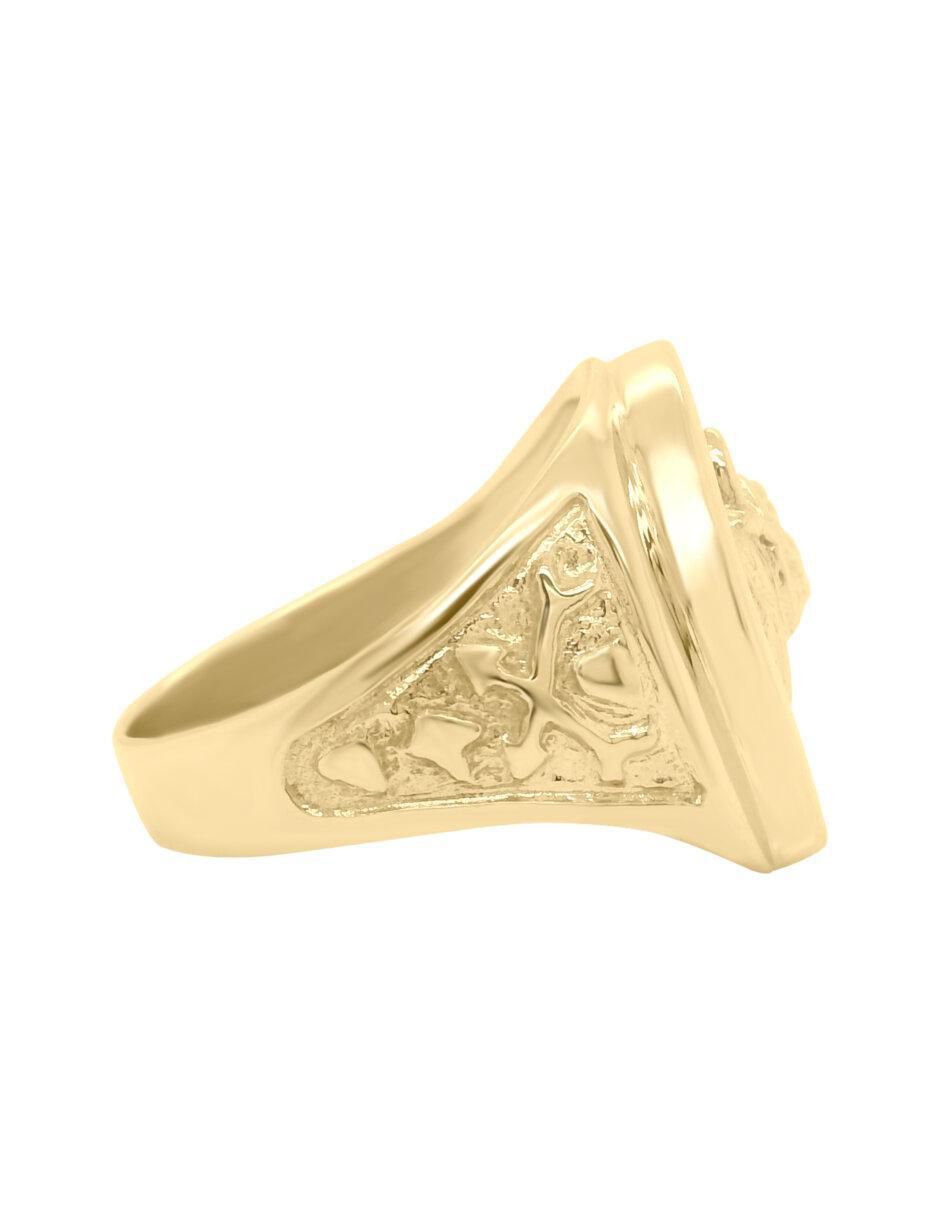 Anillo de caballo Barak 14 k de oro brillante 3