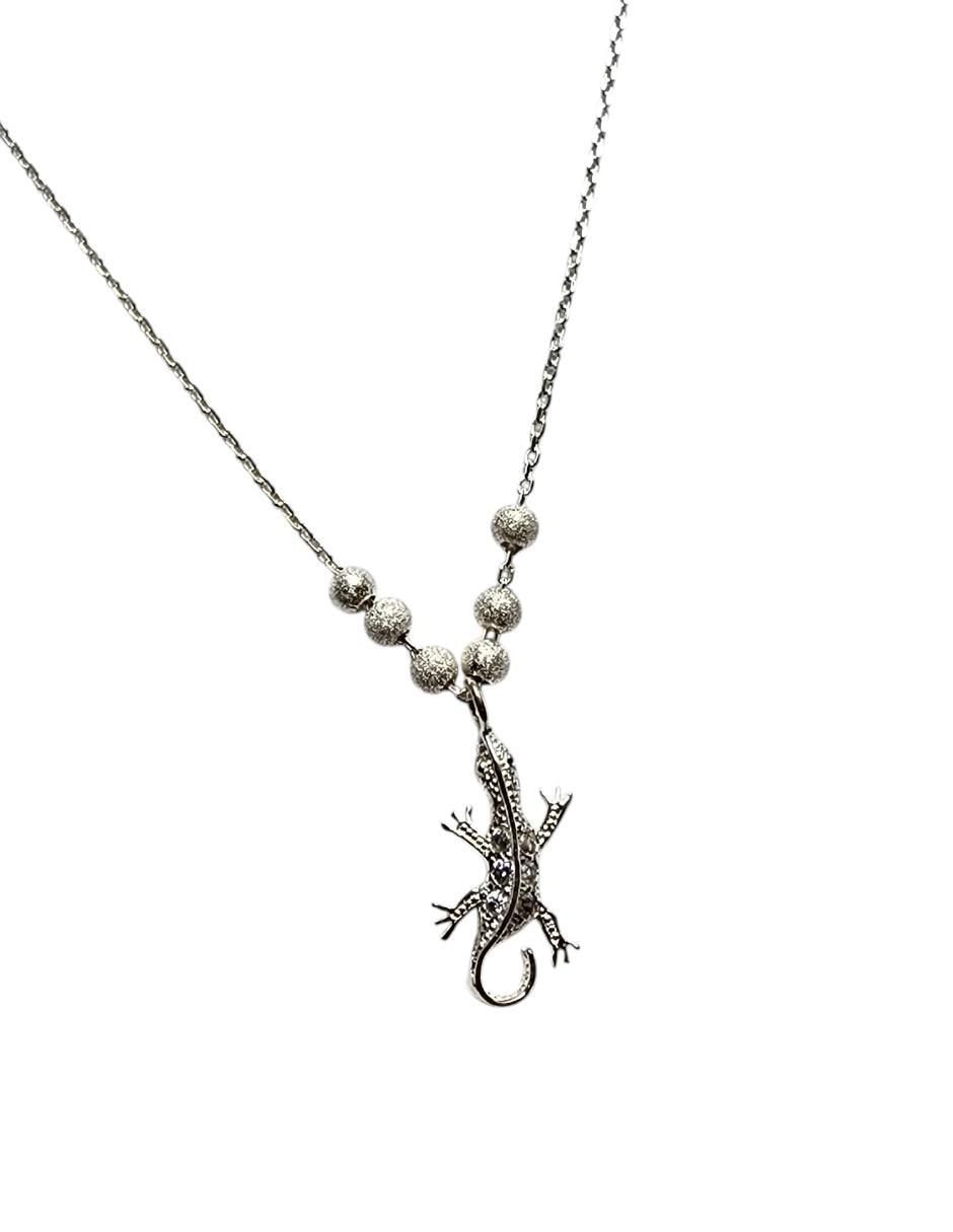 Collar con dije de plata P 925 4