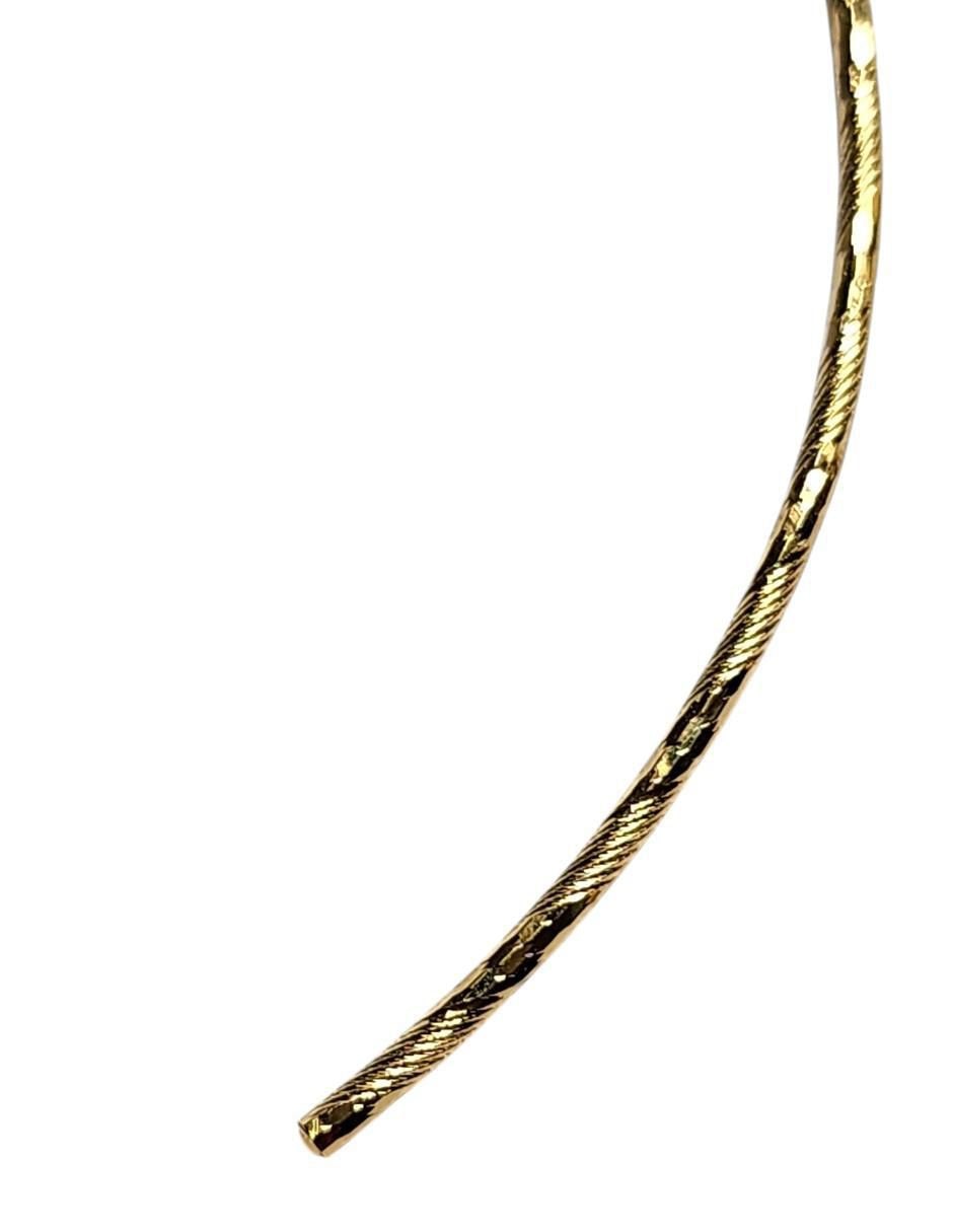Aretes largos 14 k con acabado chapa de oro 3