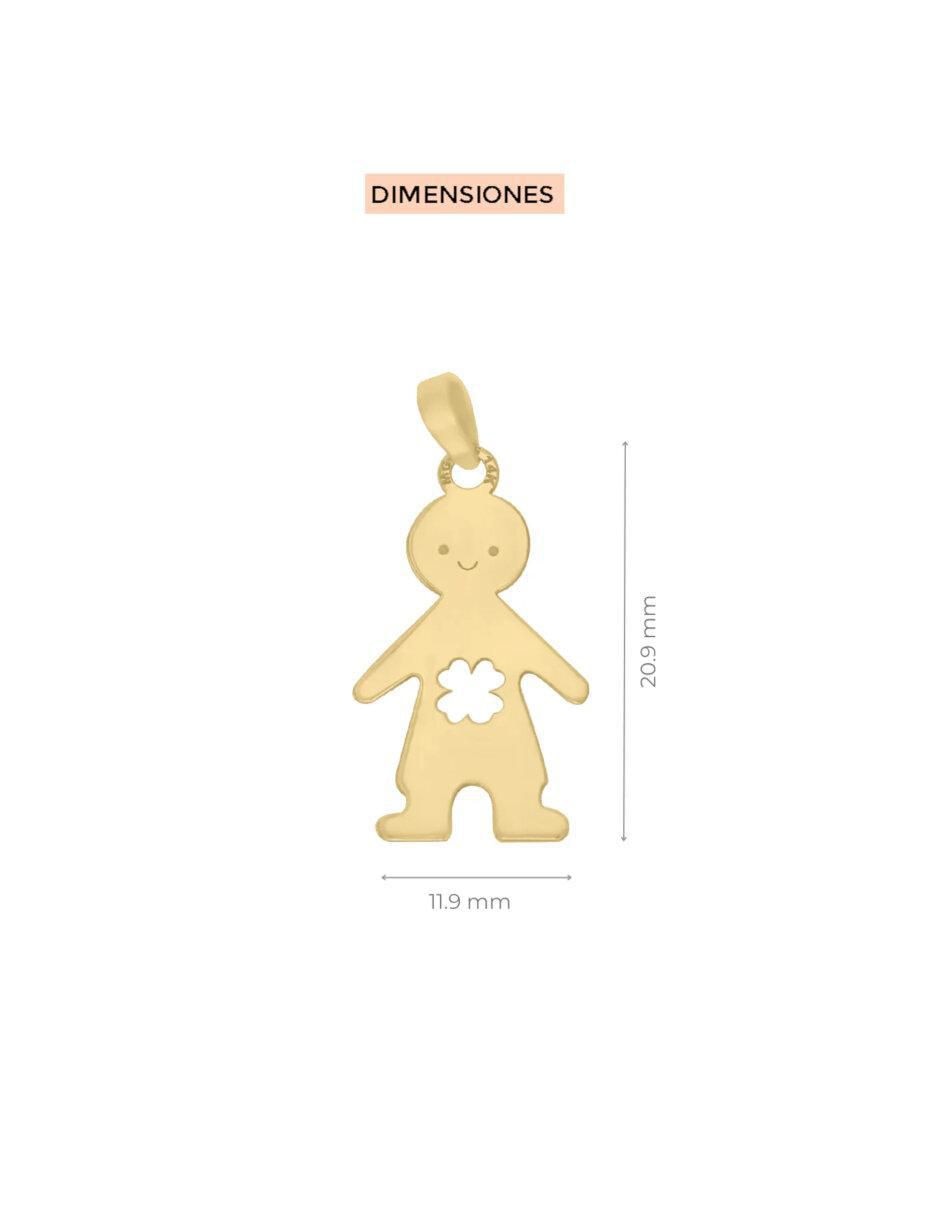 Dije de niño menino de oro 14 K 3
