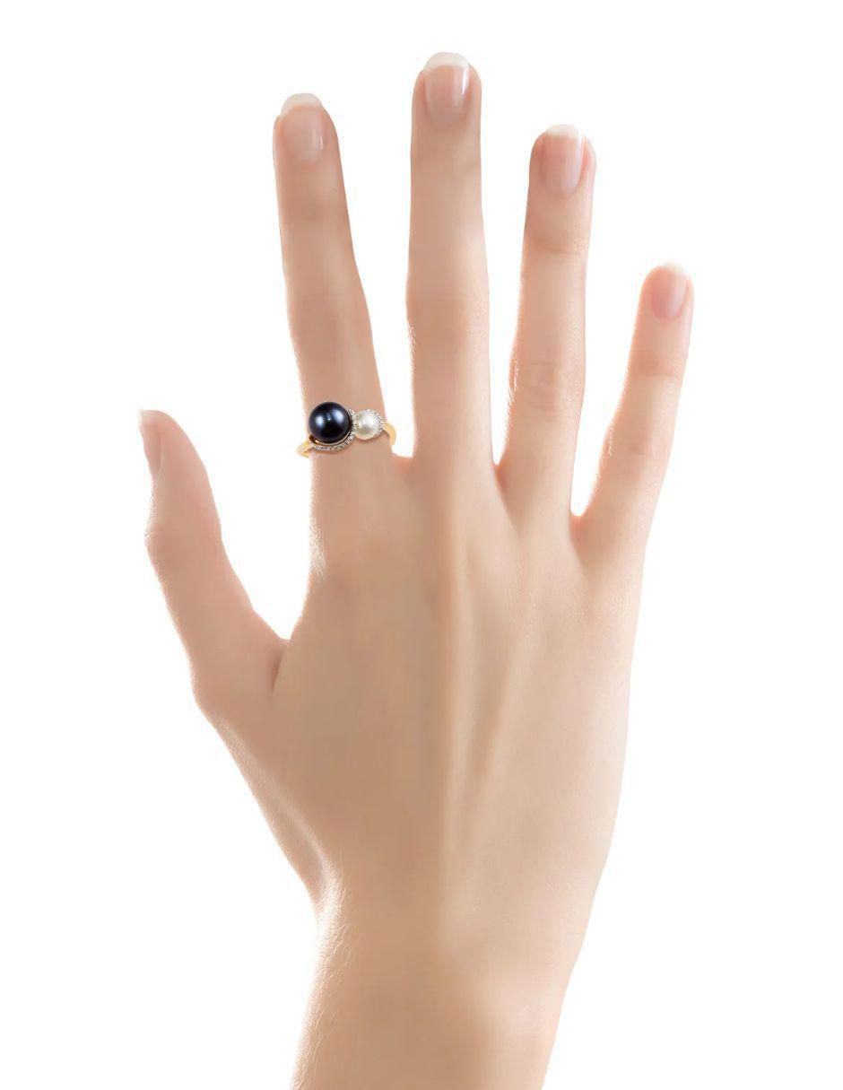 Anillo 14 k de oro amarillo diamante brillante 4