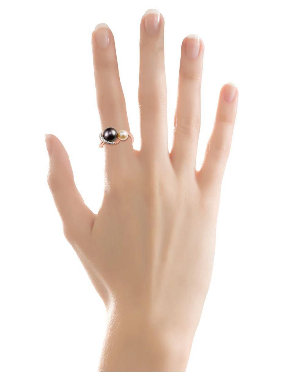Anillo 14 k de oro blanco diamante brillante 4