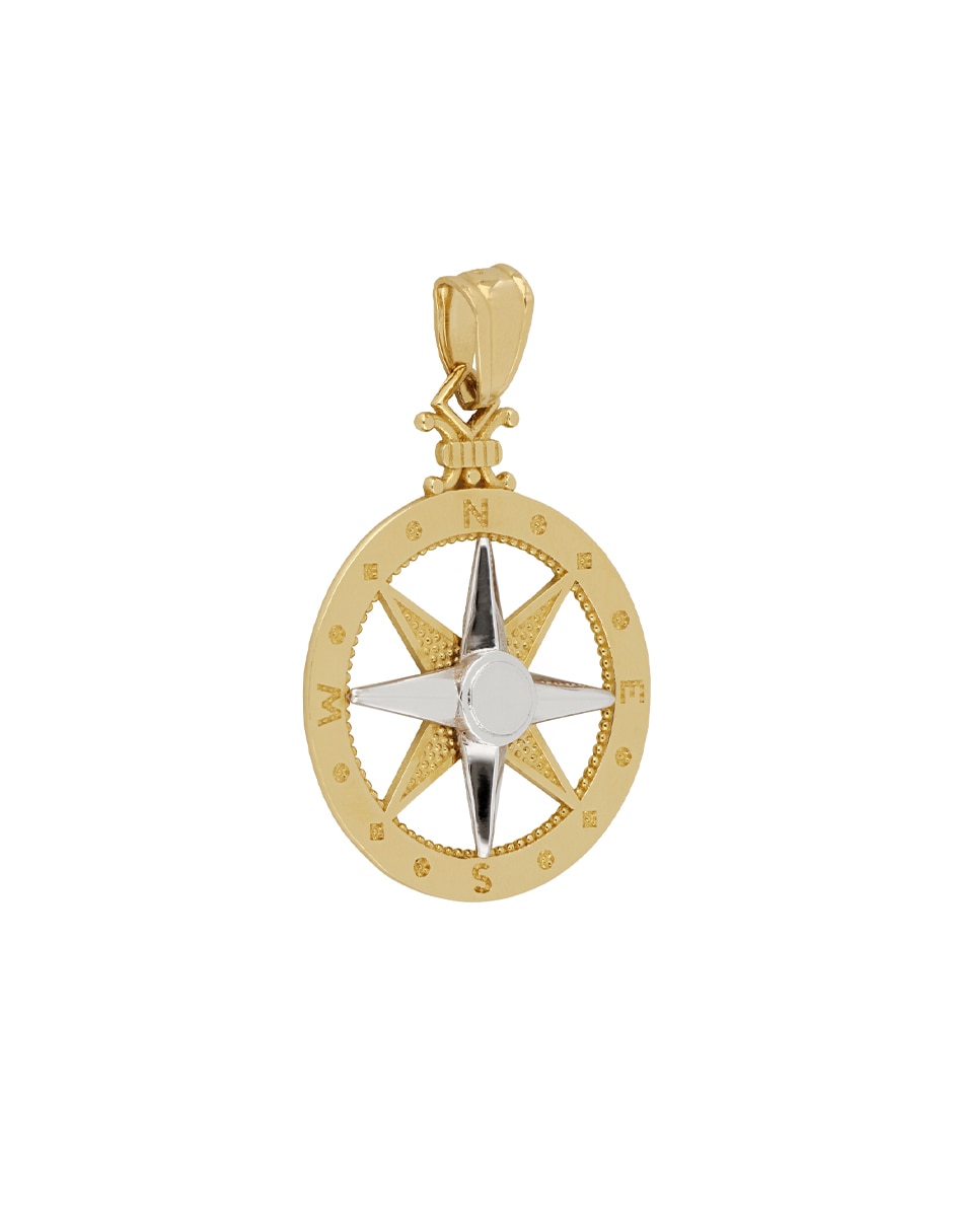 Dije redondo de oro 14 K 3